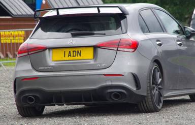 UK Number Plate 1 ADN