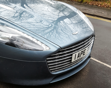 UK Number Plate 1 APE
