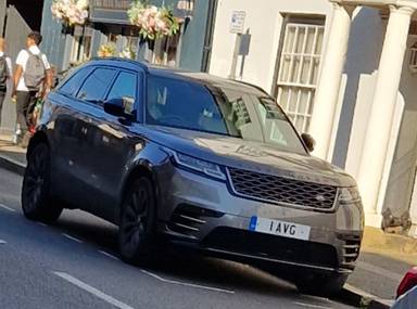 UK Number Plate 1 AVG