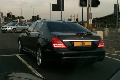 UK Number Plate 1 BA