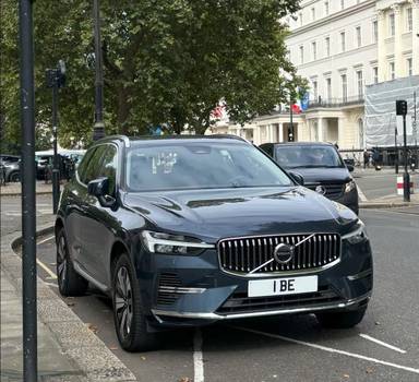 UK Number Plate 1 BE