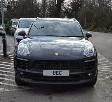 UK Number Plate 1 BEC