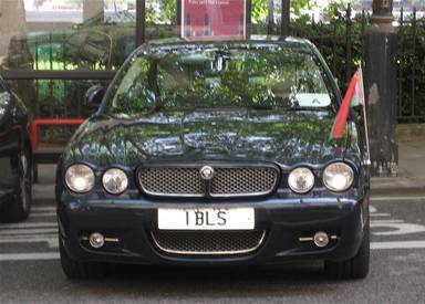 UK Number Plate 1 BLS
