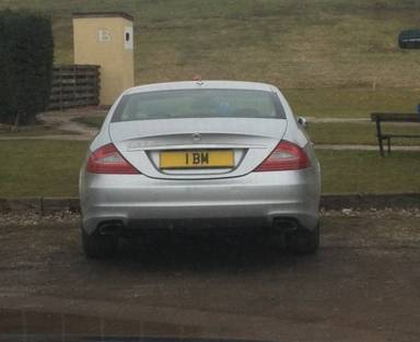 UK Number Plate 1 BM