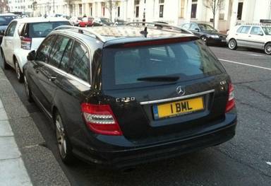 UK Number Plate 1 BML