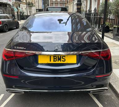 UK Number Plate 1 BMS
