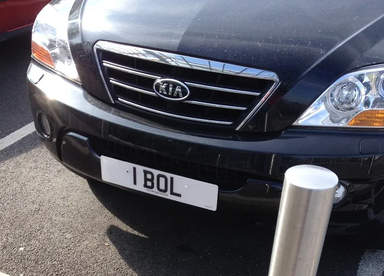 UK Number Plate 1 BOL
