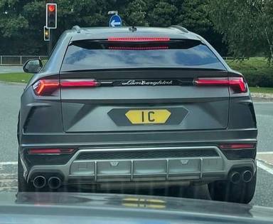 UK Number Plate 1 C