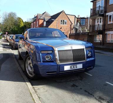 UK Number Plate 1 CES