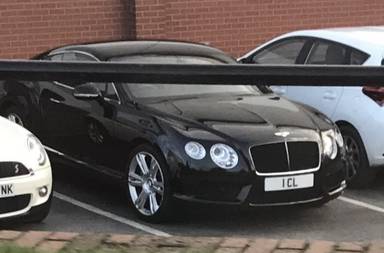 UK Number Plate 1 CL