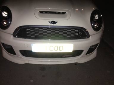 UK Number Plate 1 COO