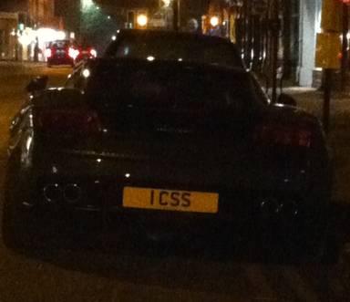 UK Number Plate 1 CSS