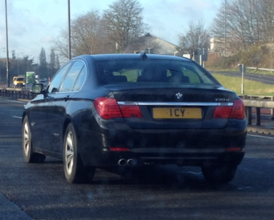 UK Number Plate 1 CY