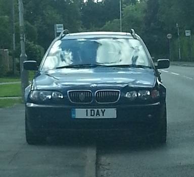 UK Number Plate 1 DAY