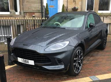 UK Number Plate 1 DBX