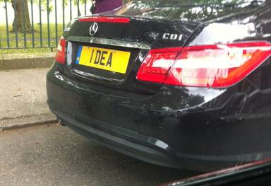 UK Number Plate 1 DEA