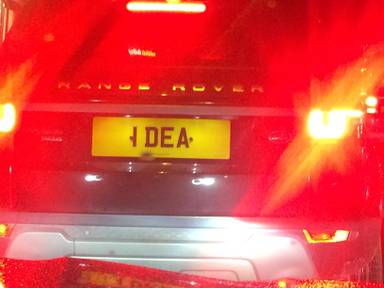 UK Number Plate 1 DEA
