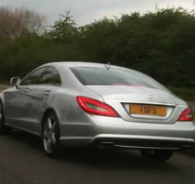 UK Number Plate 1 DFS