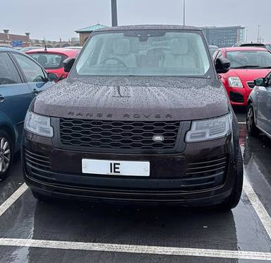 UK Number Plate 1 E