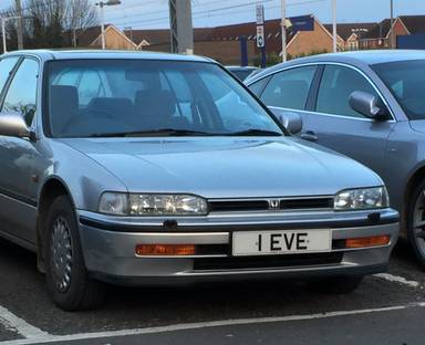 UK Number Plate 1 EVE