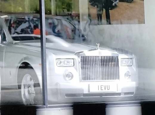 1 EVU number plate – A.W. Lymn
