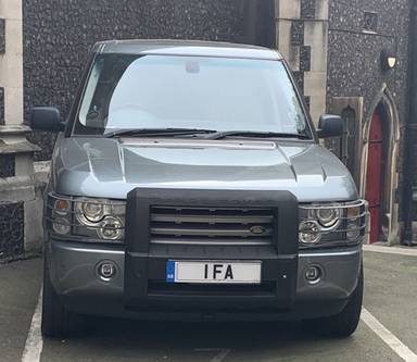 UK Number Plate 1 FA