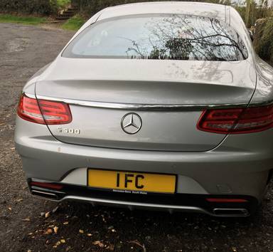 UK Number Plate 1 FC