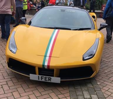 UK Number Plate 1 FER