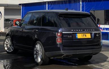 UK Number Plate 1 FN
