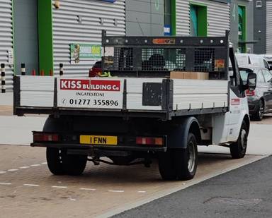 UK Number Plate 1 FNN