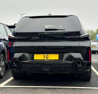 UK Number Plate 1 G