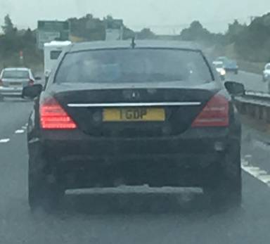 UK Number Plate 1 GDP