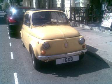 UK Number Plate 1 GXB