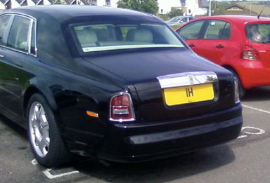 UK Number Plate 1 H