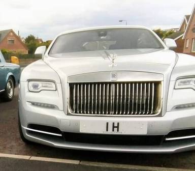 UK Number Plate 1 H