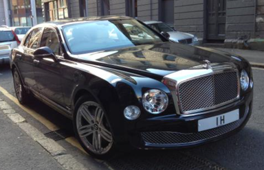 UK Number Plate 1 H