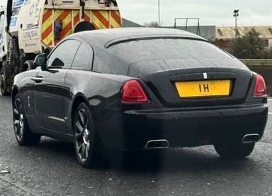 UK Number Plate 1 H