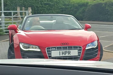 UK Number Plate 1 HPR