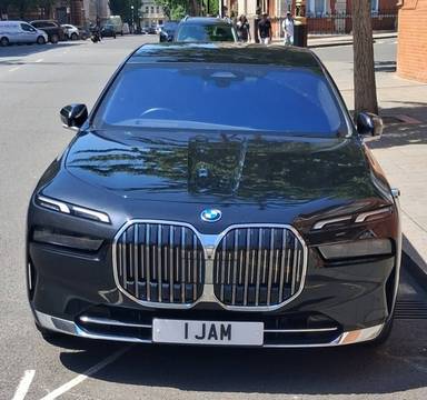 UK Number Plate 1 JAM