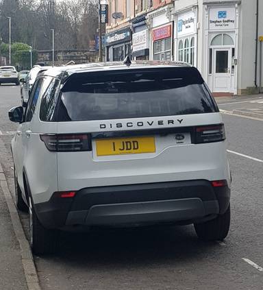 UK Number Plate 1 JDD