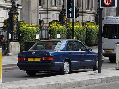 UK Number Plate 1 K
