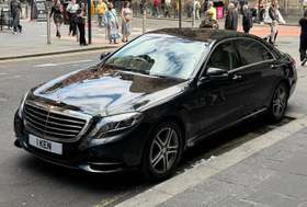 1 KEN on a vehicle — Kenya diplomatic registration