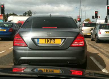 UK Number Plate 1 KPR