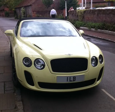 UK Number Plate 1 LB