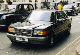 1 LEB on a vehicle — Lebanon diplomatic registration