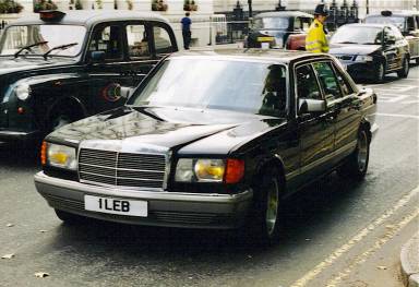 UK Number Plate 1 LEB
