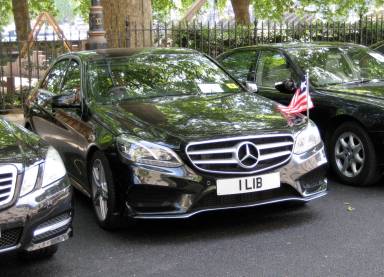 UK Number Plate 1 LIB