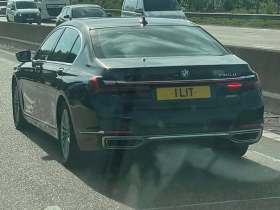 1 LIT on a vehicle — Lithuania diplomatic registration