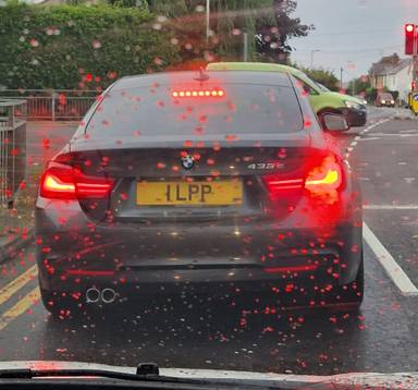 UK Number Plate 1 LPP