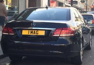 UK Number Plate 1 MAG